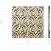 Ornate Floral Panel Relief STL
