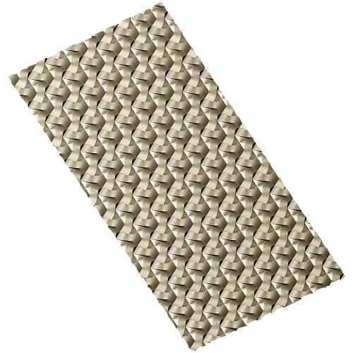 Woven Ribbon Decorative Panel STL for CNC