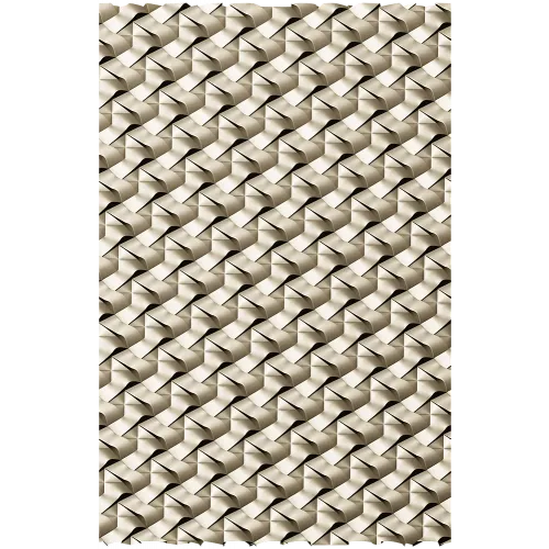 Woven Ribbon Decorative Panel STL for CNC