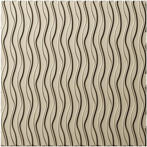 Wave Panel - seamless wavy relief STL for CNC