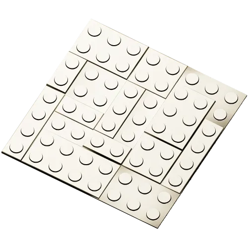 Stud Mosaic Relief Panel STL for CNC