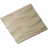 Undulating Wave Decorative Panel STL