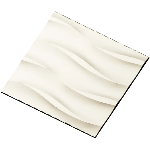 Undulating Wave Decorative Panel STL