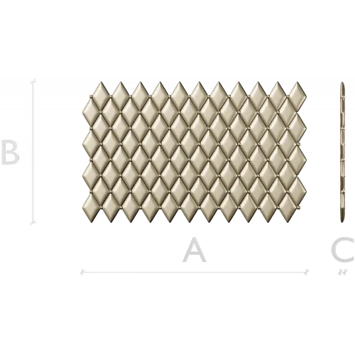 Панель "Ромбовый рельеф" - 3D модель STL для ЧПУ