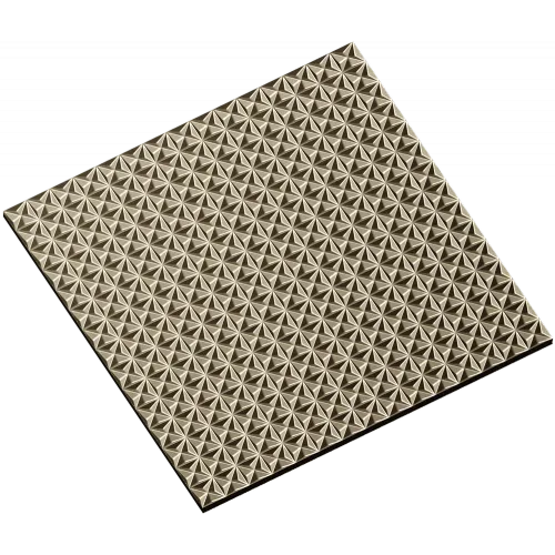 Star-Flower Relief Panel STL for CNC