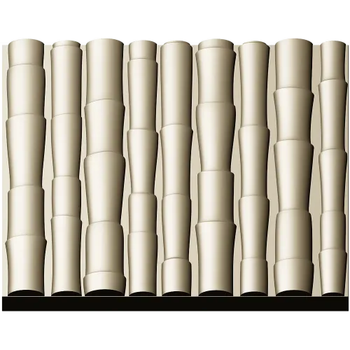 Bamboo Relief Panel STL for CNC