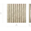 Bamboo Relief Panel STL for CNC