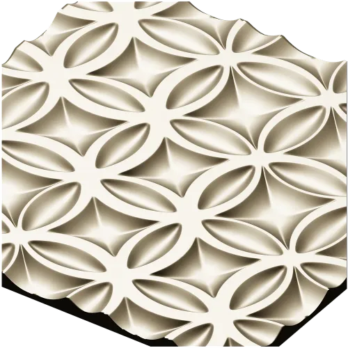 Petal Mosaic Decorative Panel STL