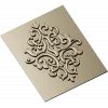 Arabesque Diamond Relief Panel STL