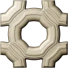 Helios Rosette - high-relief STL 3D model for CNC carving