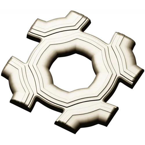 Helios Rosette - high-relief STL 3D model for CNC carving