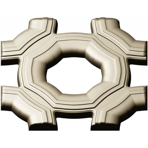 Helios Rosette - high-relief STL 3D model for CNC carving