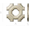 Helios Rosette - high-relief STL 3D model for CNC carving