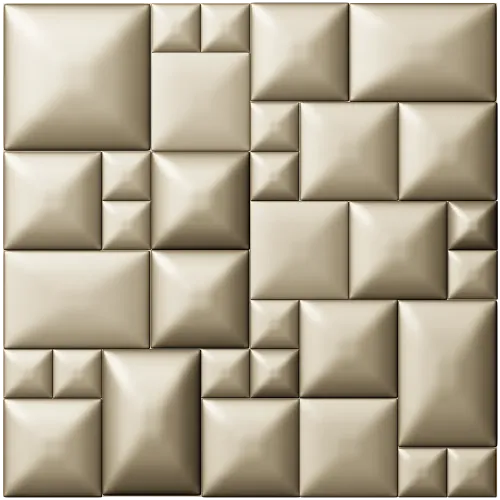 Quilted Cube Panel - 3D STL relief for CNC