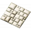 Quilted Cube Panel - 3D STL relief for CNC