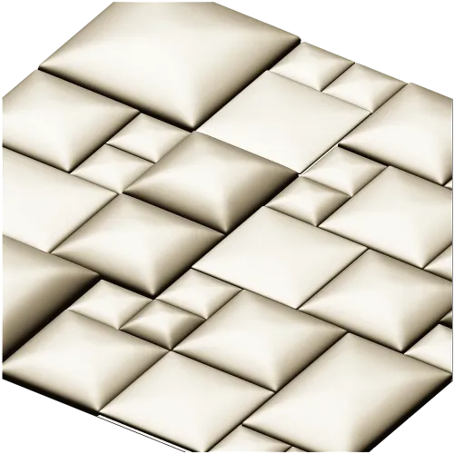 Quilted Cube Panel - 3D STL relief for CNC