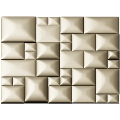 Quilted Cube Panel - 3D STL relief for CNC