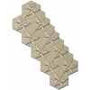 HexaFlora decorative hex panel - STL 3D model for CNC