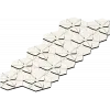 HexaFlora decorative hex panel - STL 3D model for CNC