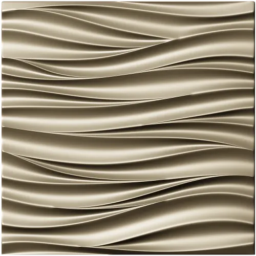 Waveflow Relief - decorative panel 3D model (STL) for CNC