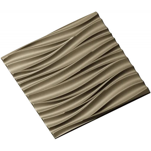 Waveflow Relief - decorative panel 3D model (STL) for CNC