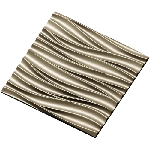 Waveflow Relief - decorative panel 3D model (STL) for CNC