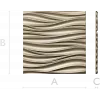 Waveflow Relief - decorative panel 3D model (STL) for CNC