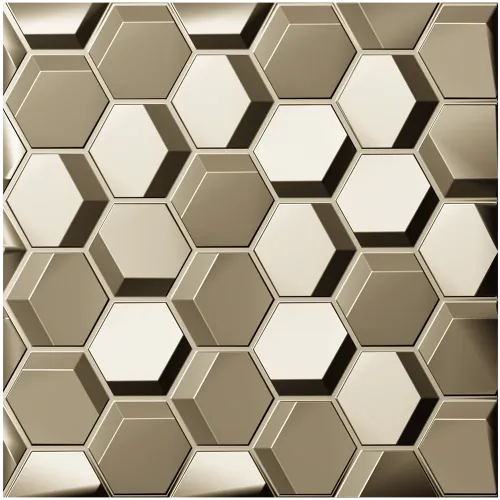 Hexagonal Honeycomb Relief Panel - STL 3D Model for CNC