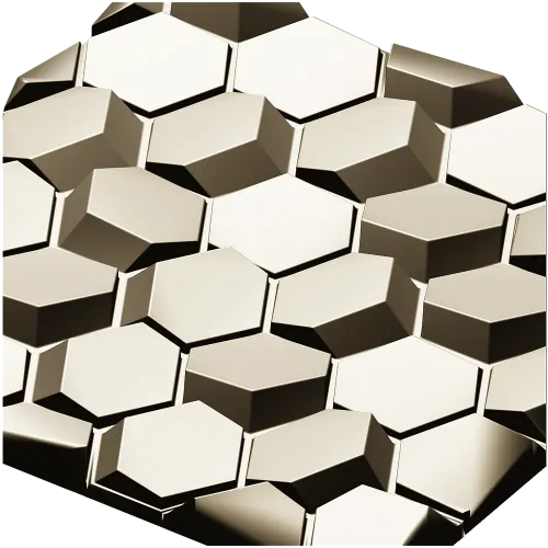 Hexagonal Honeycomb Relief Panel - STL 3D Model for CNC