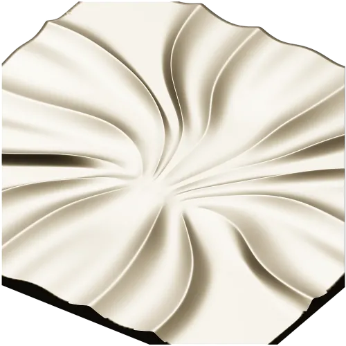 Radiant Bloom decorative panel - STL 3D model for CNC milling