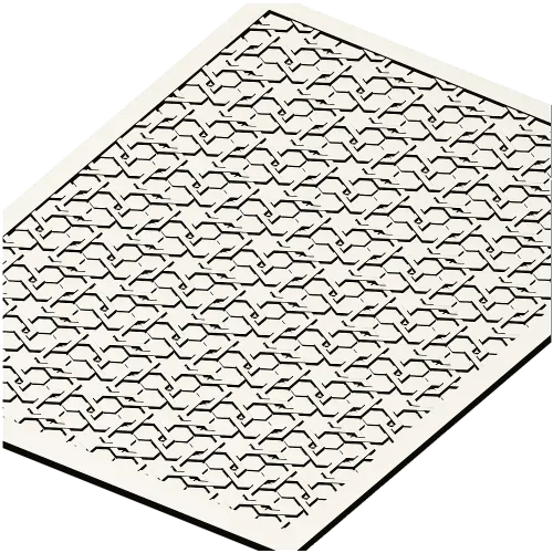 Isometric Cube Lattice Panel - STL 3D model for CNC router