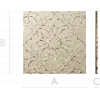 Arabesque Rosette Relief Panel - STL model for CNC