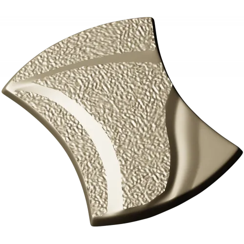 Aurelia Wave Segment - STL 3D model for CNC decorative panel