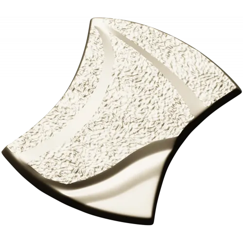 Aurelia Wave Segment - STL 3D model for CNC decorative panel
