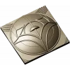 Tulip Medallion Panel STL for CNC milling