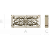 Seashell Acanthus Decorative Panel STL for CNC