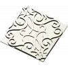 Ornamental Arabesque Square Panel STL for CNC
