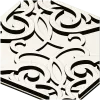 Ornamental Arabesque Square Panel STL for CNC
