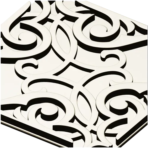 Ornamental Arabesque Square Panel STL for CNC