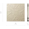 Ornamental Arabesque Square Panel STL for CNC
