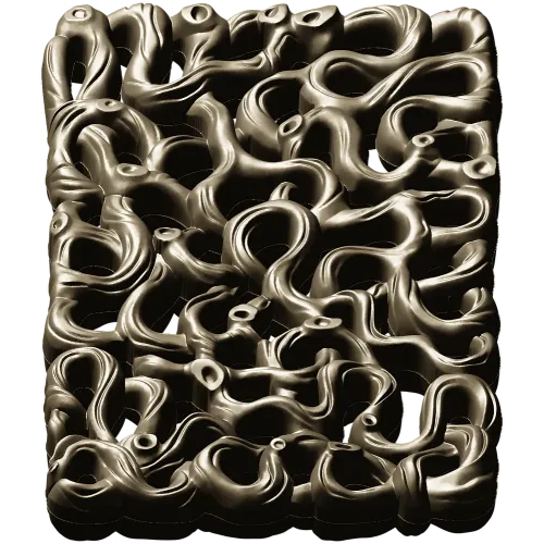 Coral Lace decorative panel - STL 3D model for CNC