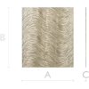 Wavy Grain Decorative Panel STL Model