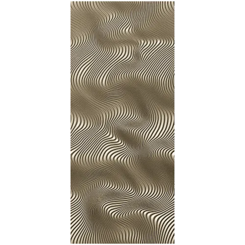 Golden Ripples - decorative panel STL for CNC