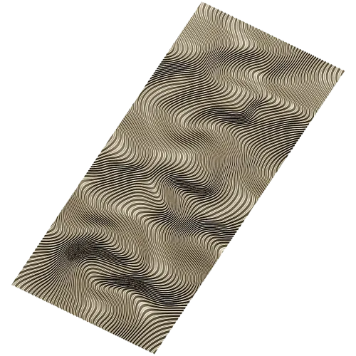 Golden Ripples - decorative panel STL for CNC