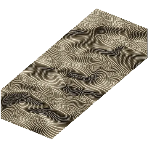 Golden Ripples - decorative panel STL for CNC
