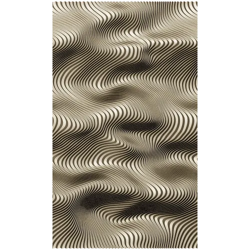 Golden Ripples - decorative panel STL for CNC