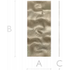 Golden Ripples - decorative panel STL for CNC