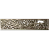 Резная панель "Птица в узоре" - 3D STL для ЧПУ