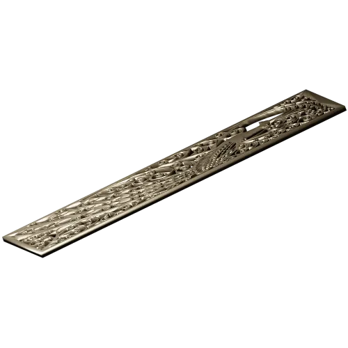 Резная панель "Птица в узоре" - 3D STL для ЧПУ