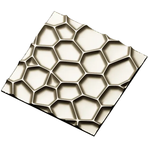 Honeycell Relief - Organic Honeycomb 3D Panel (STL for CNC)